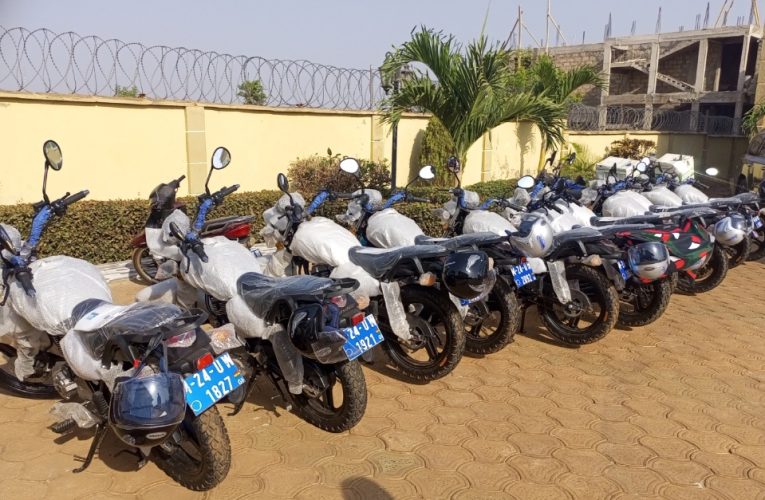 Wa: CEO of Radio Waa donates 11 Aloba motorbikes to John Dramani Mahama